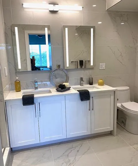 Double Quartz Vanities - select floor plans