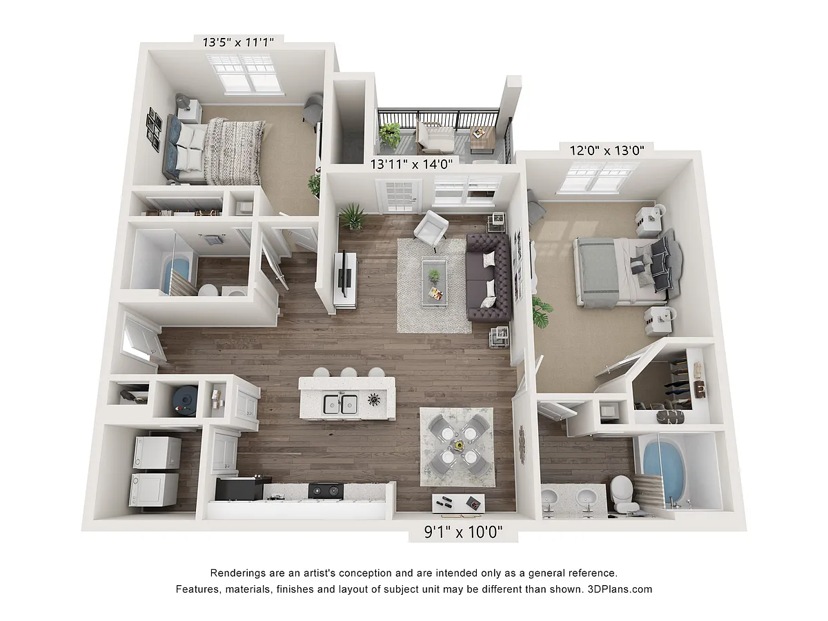 Floor plan B1