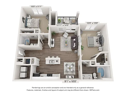 Floor plan B1
