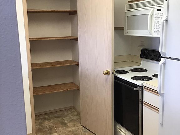 another view of the kitchen and pantry closet