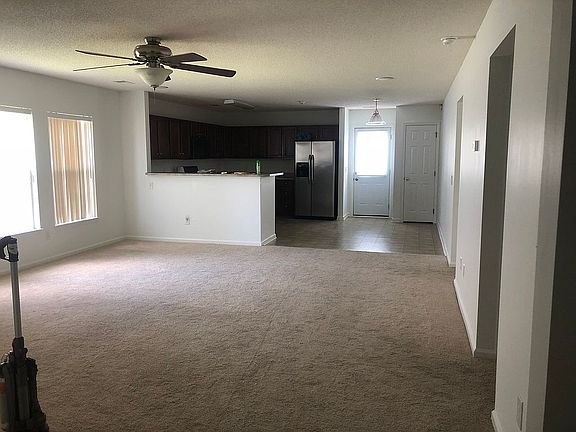 Living room into kitchen 