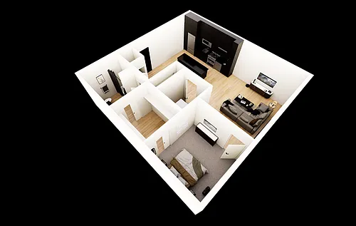 Floor plan Pastel