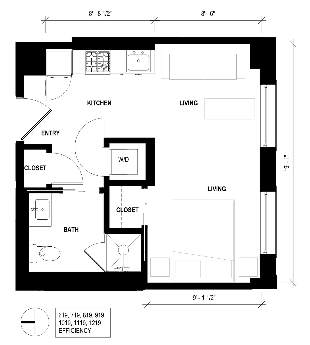 Floor plan A19