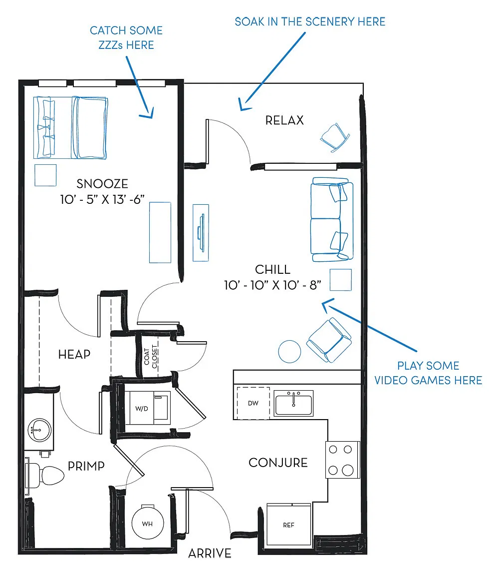 Floor plan C1X1A