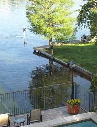 Lake Austin and pool view 