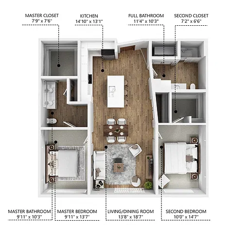 Floor plan B2