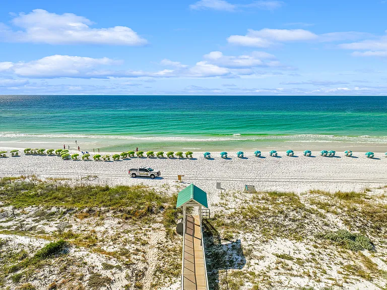 One of the largest private beaches in Destin