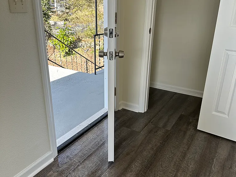 Upstairs living room closet / front door