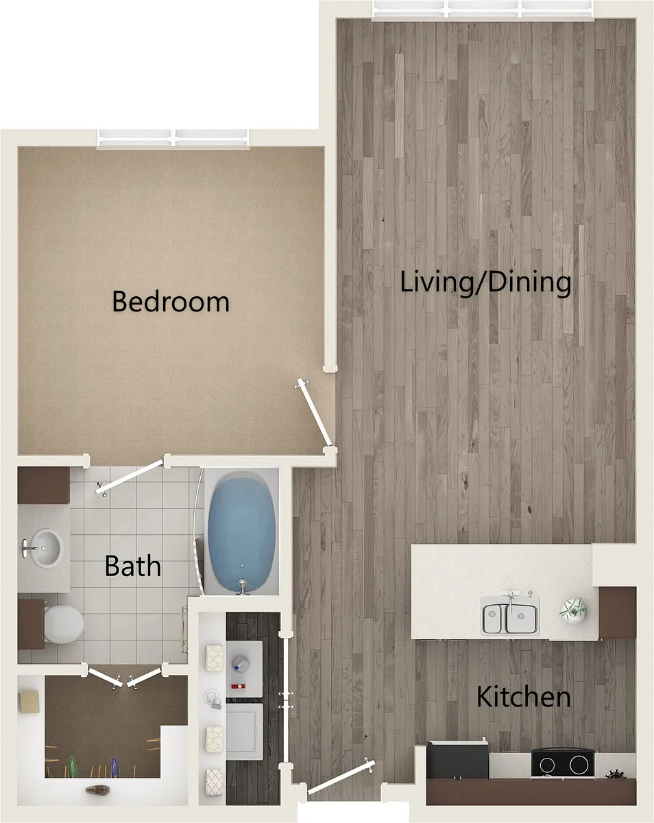 Floor plan A1B