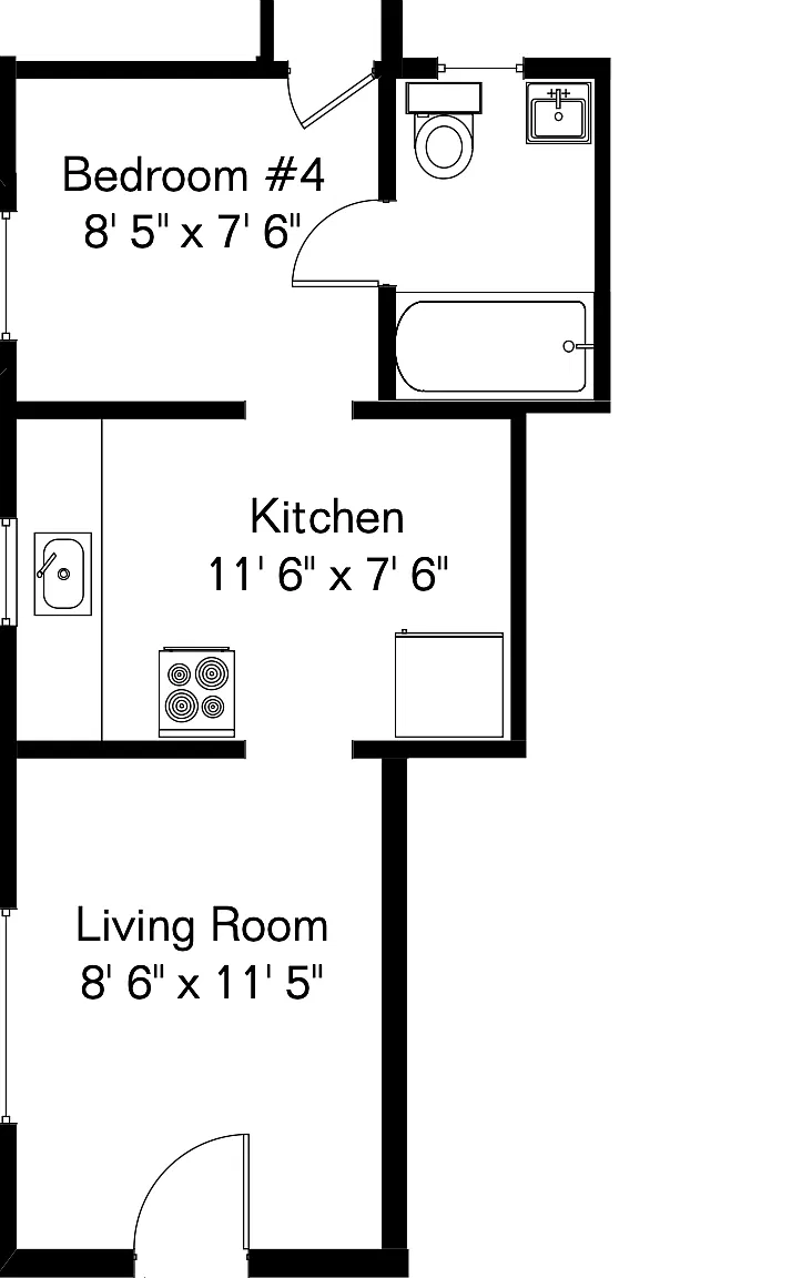 Studio, 333 sqft, $897 — Photo 4