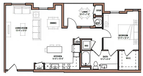 Floor plan A10I