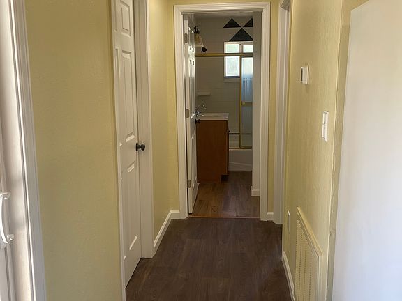 Hallway to bathroom