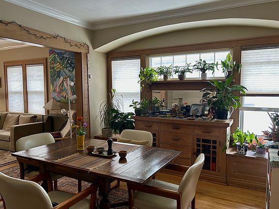 Dining room + built-in credenza