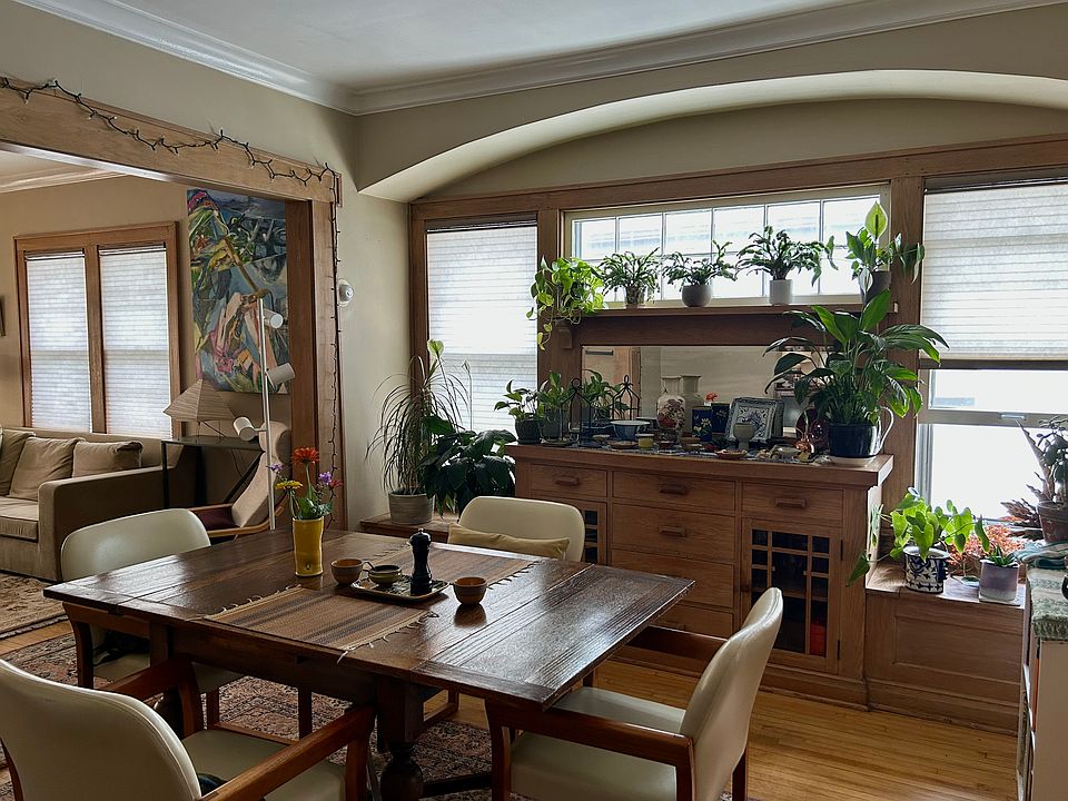 Dining room + built-in credenza