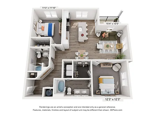 Floor plan B1