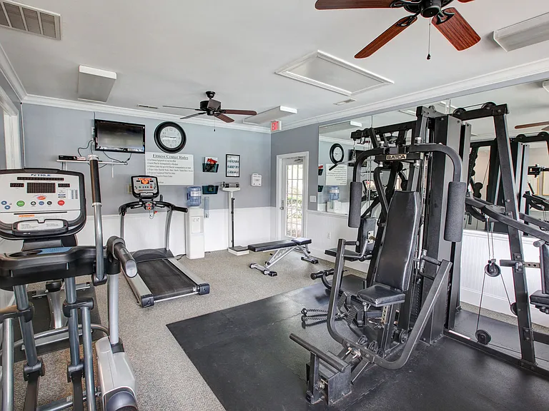 Fitness Center at Trellis Pointe Apartment Homes in Holly Springs, NC