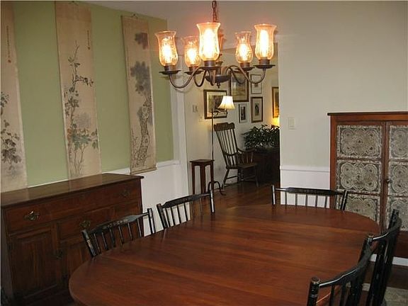 Sunny, more than ample dining room.