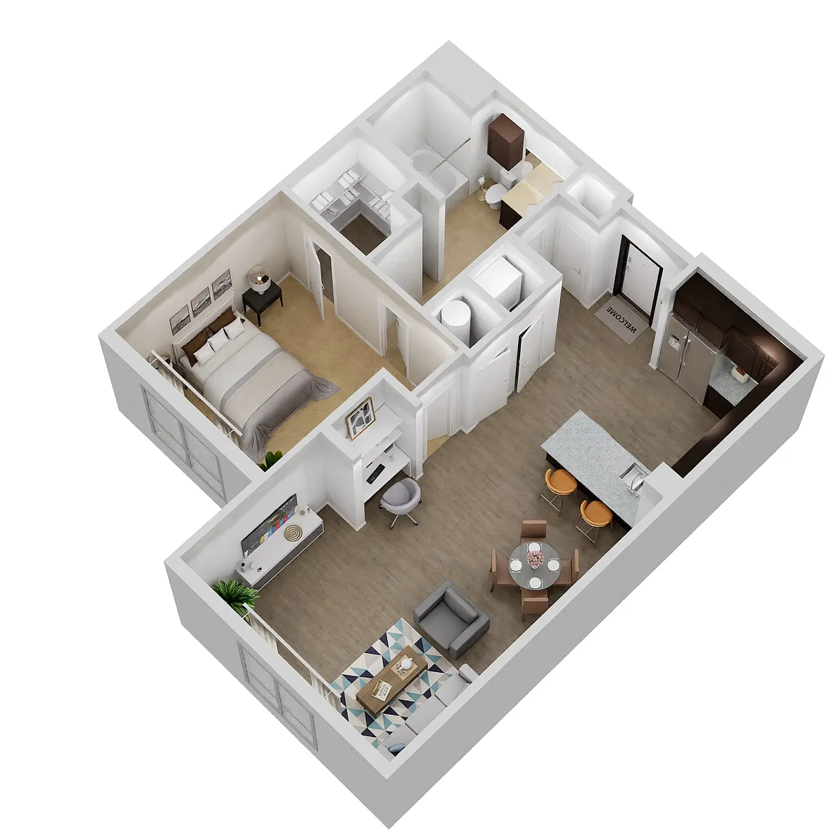 Floor plan A3B