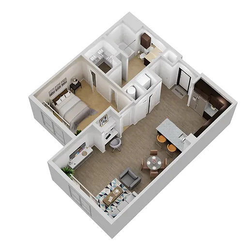 Floor plan A3B