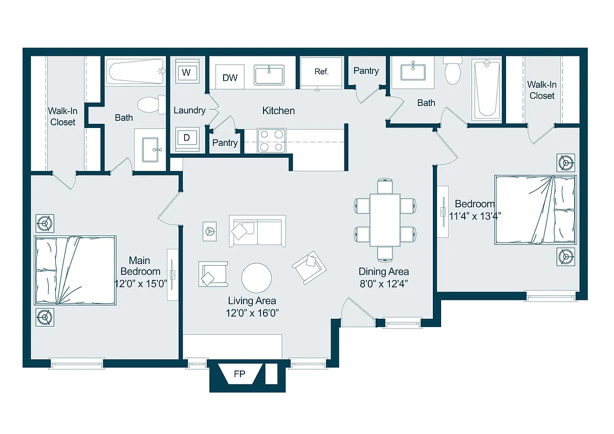 Floor plan B1