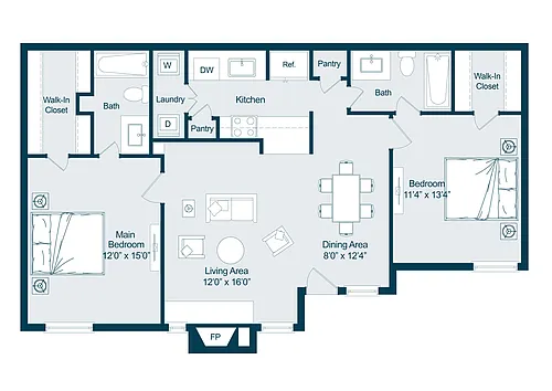 Floor plan B1