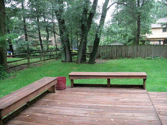 Yard from Unit 1 Deck