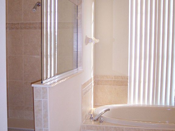 Master Bathroom w/Roman shower and Jacuzzi tub