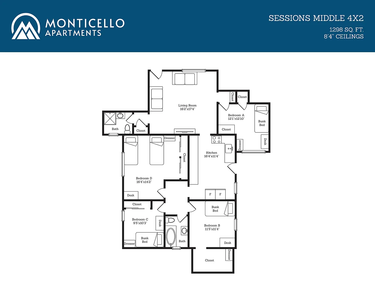 Floor plan Sessions Middle