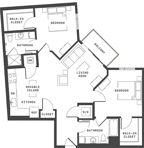 Floor plan B7B