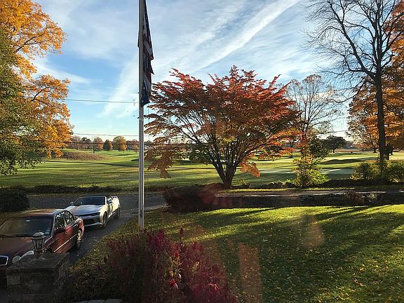Fall view golf course