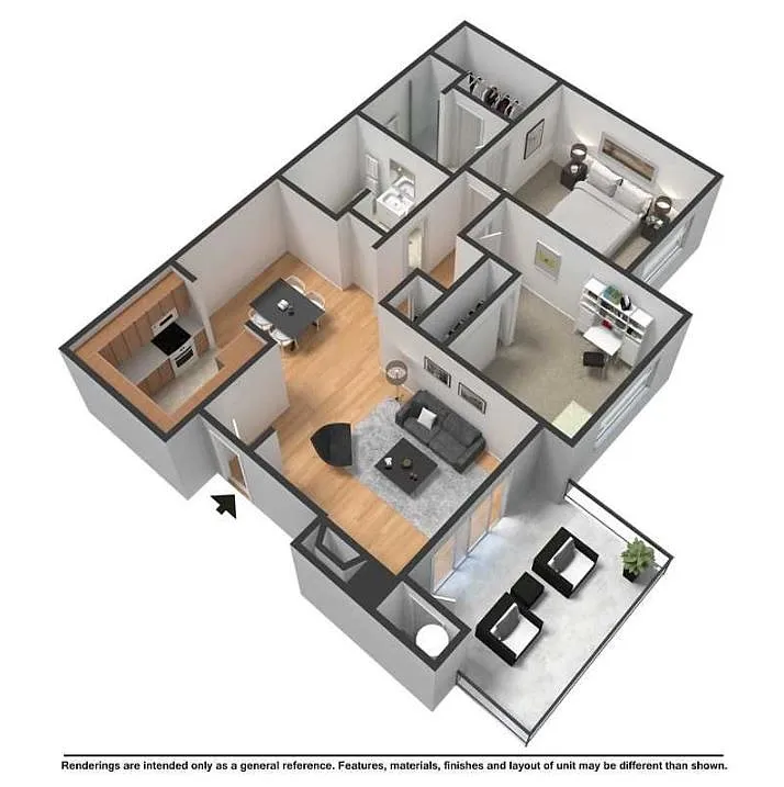 Floor plan 2x2 Classic