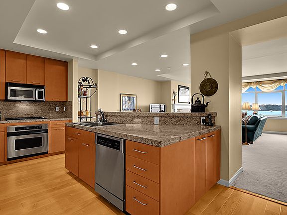 Large granite kitchen island