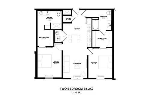 Floor plan B52X2