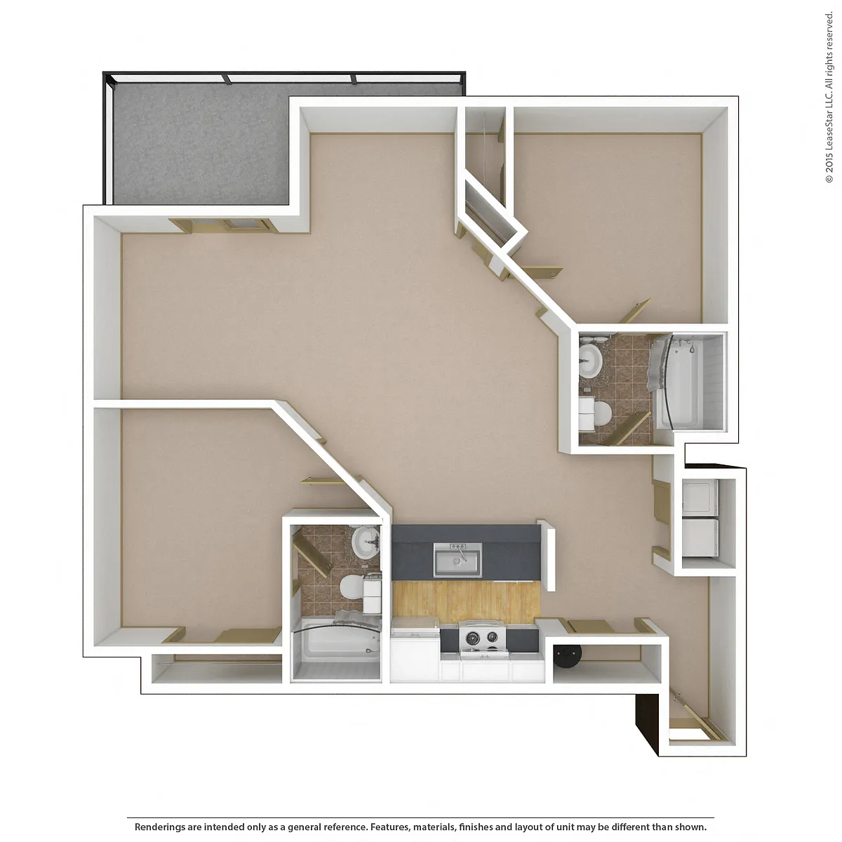 Floor plan 2x2e-p1