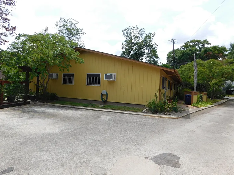 Rear of property