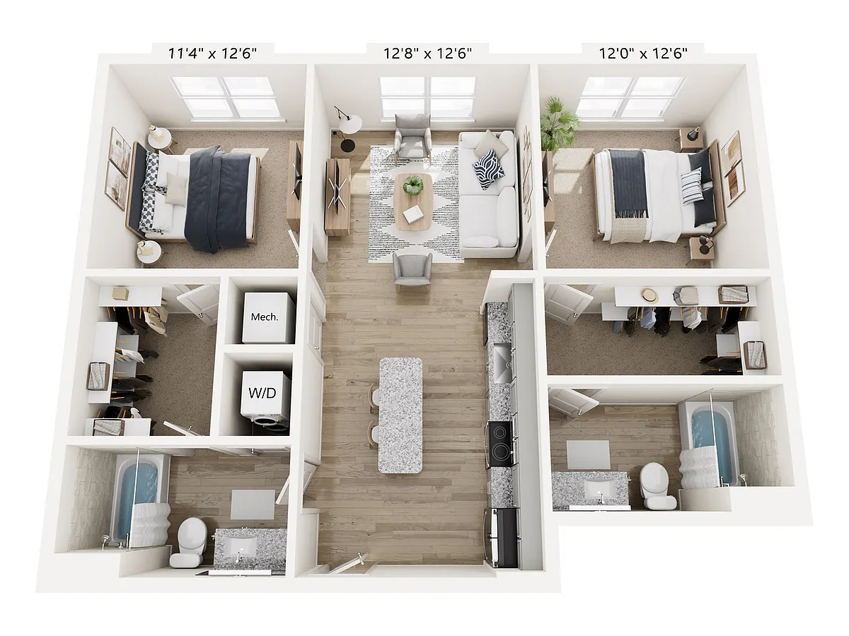 Floor plan B1