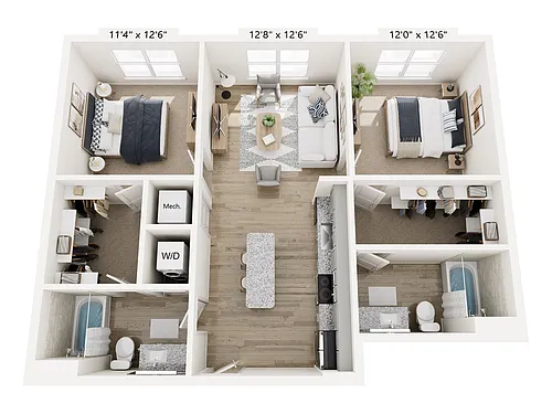 Floor plan B1