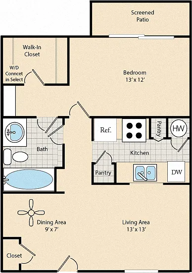 Floor plan The Gardenia