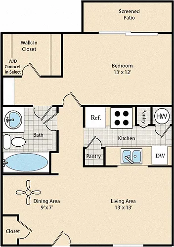 Floor plan The Gardenia