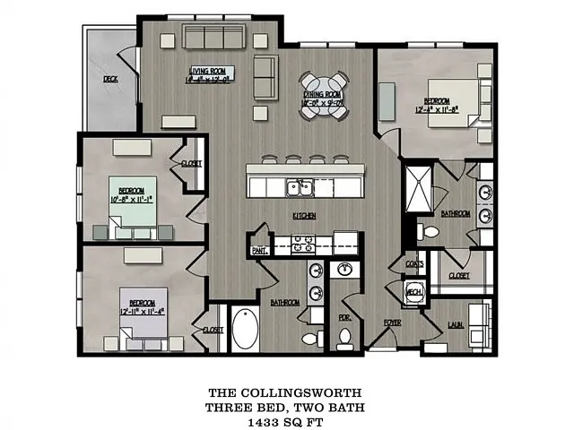 Floor plan The Collingsworth