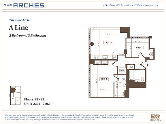 2nd image of 228 E 135th St #2302