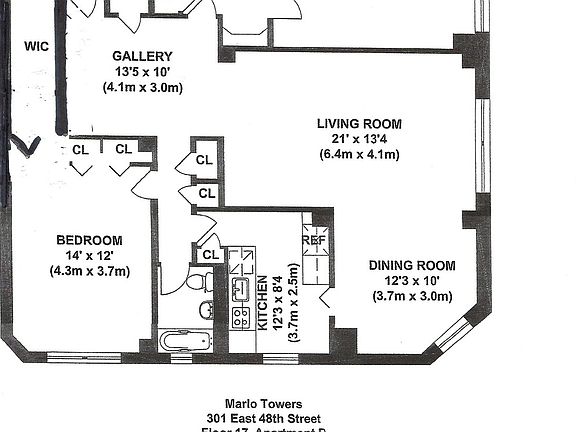 2nd image of 301 E 48th St APT 17D