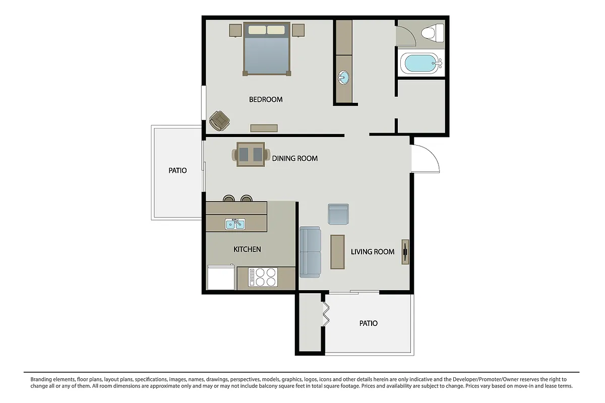 Floor plan Plan 1A