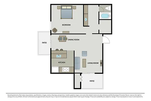 Floor plan Plan 1A