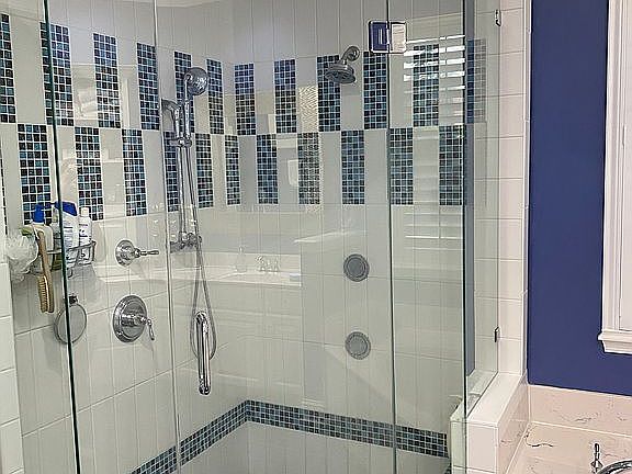 Master shower