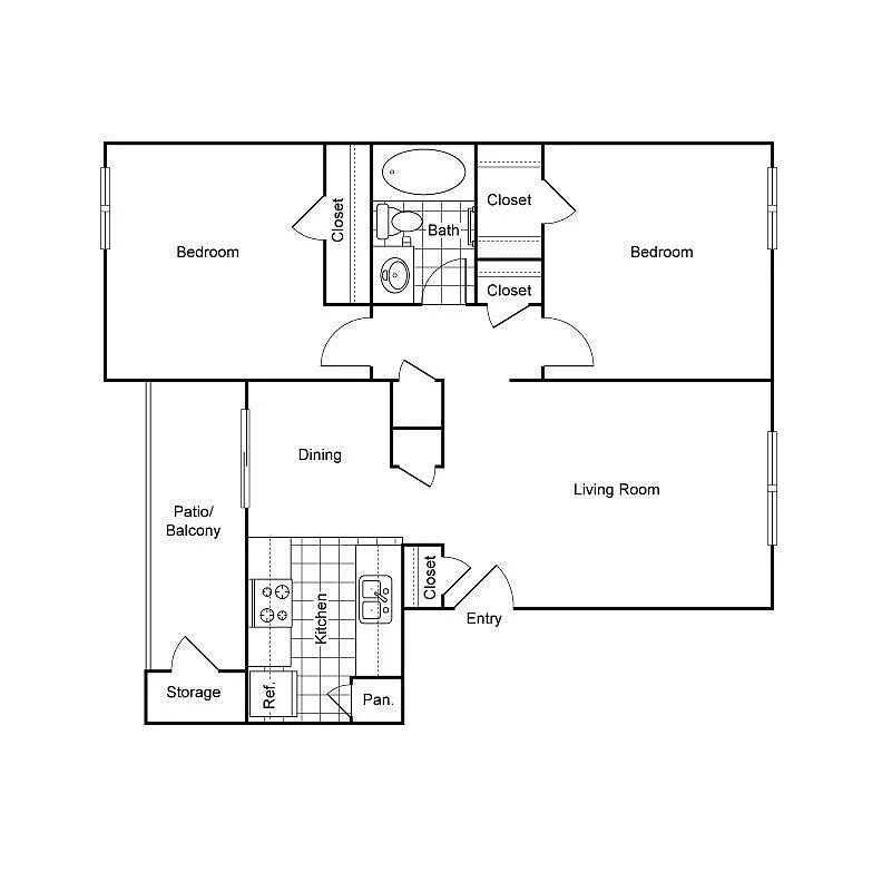 Floor plan B1 - 938