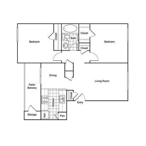 Floor plan B1 - 938