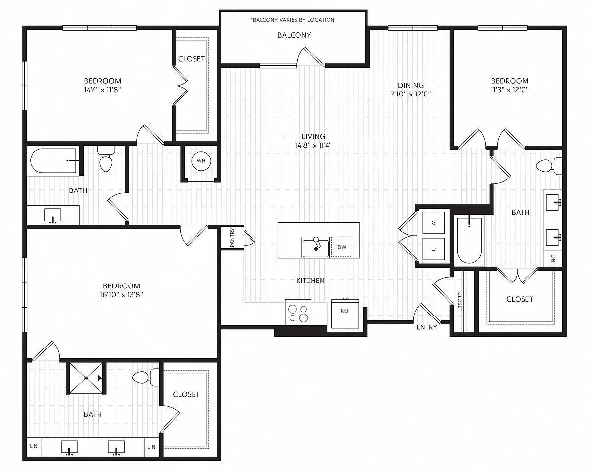 Floor plan C1 ANSI