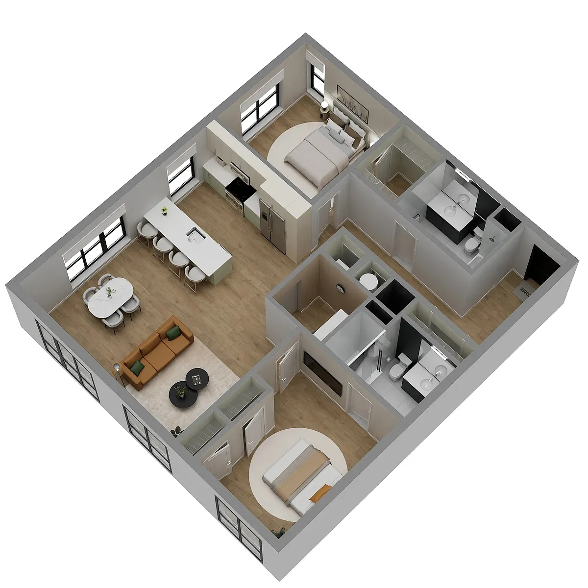 Floor plan B17D