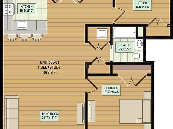 5th image of 586 Central Ave Suite 1